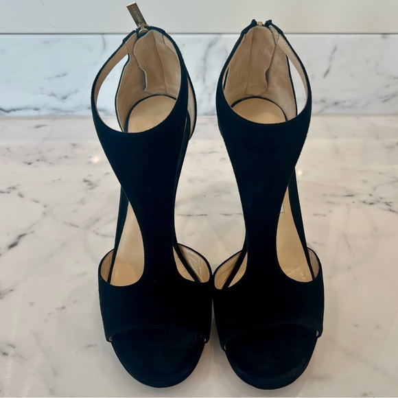 Jimmy Choo Black T-Strap Heels main image 5